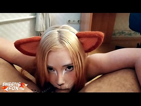 ❤️ Kitsune engole a piça e o esperma na boca ❤️ Porno duro em nós ☑